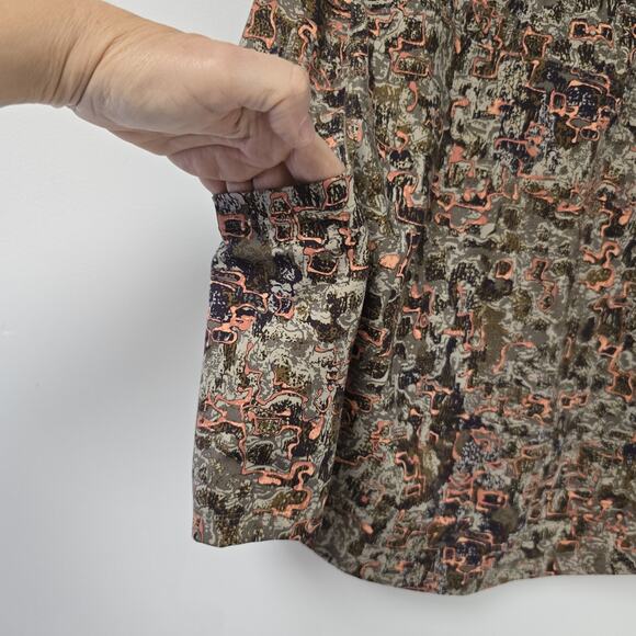 Royal Robbins Skort Size M Trim Fit Jammer Inner Shorts Geometric Hiking Stretch - Picture 4 of 8